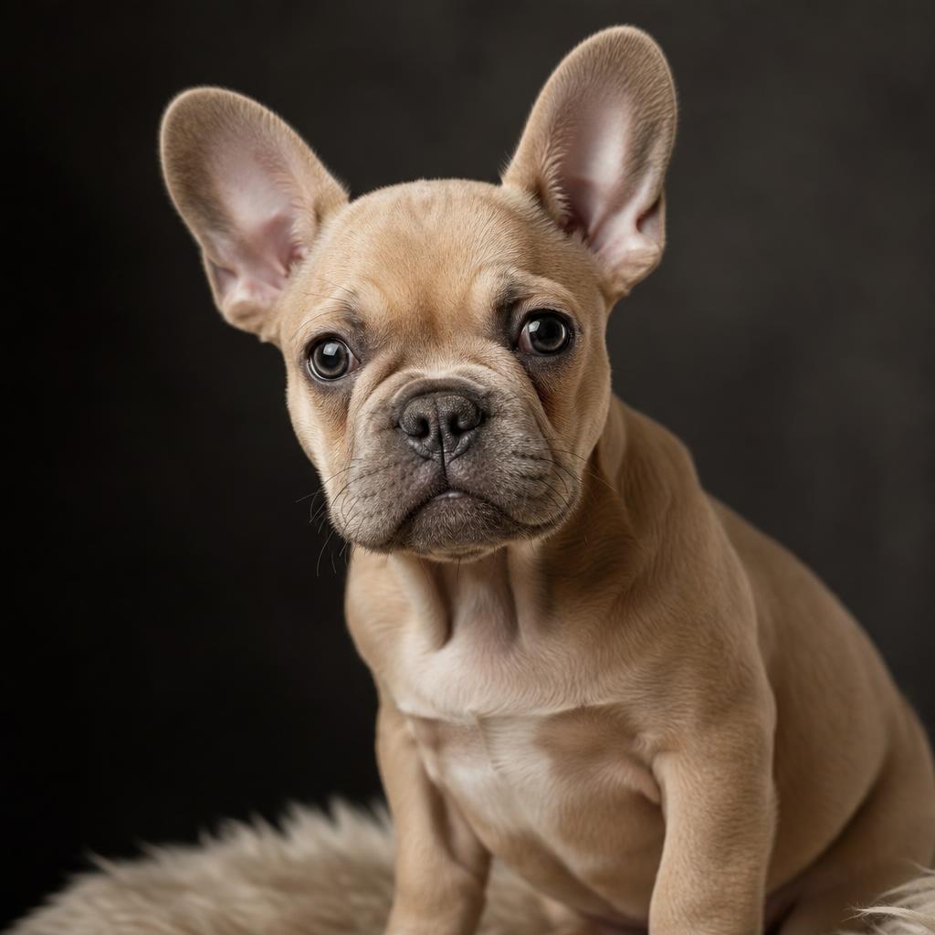 French Bulldog pedigree portrait — Paris ateliers, 19th c.